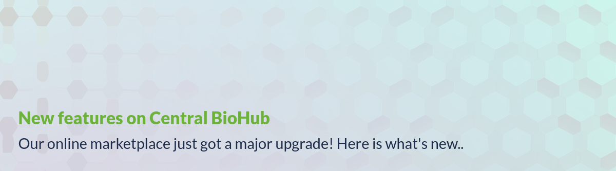 Banner New features on Central BioHub