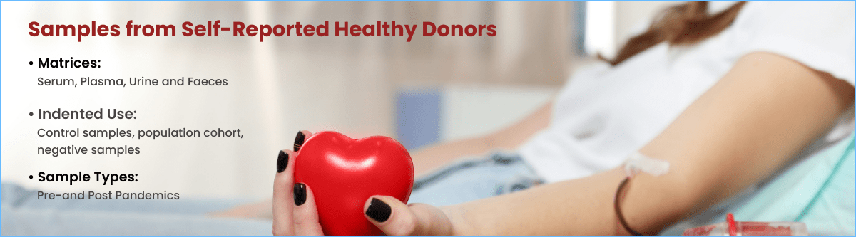 Banner Order Self Reported Healthy Donor Samples for Research